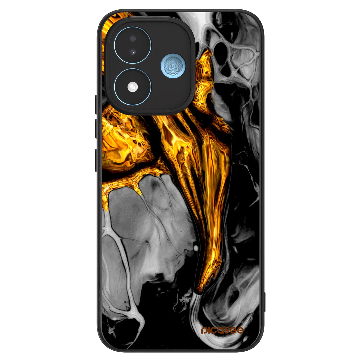 Picasee ULTIMATE CASE na Xiaomi Redmi Note 17 5G - Black Gold
