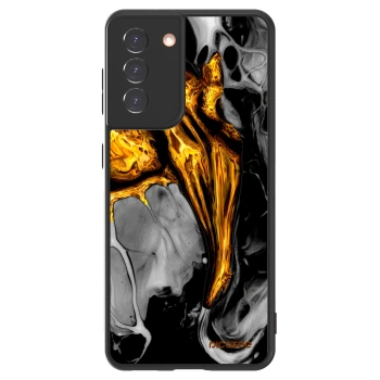 Picasee ULTIMATE CASE na Samsung Galaxy S21 5G G991B - Black Gold