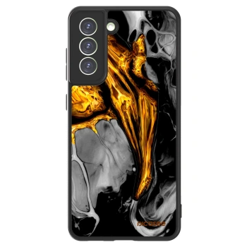 Picasee ULTIMATE CASE na Samsung Galaxy S21 FE 5G - Black Gold