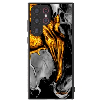 Picasee ULTIMATE CASE na Samsung Galaxy S22 Ultra 5G - Black Gold