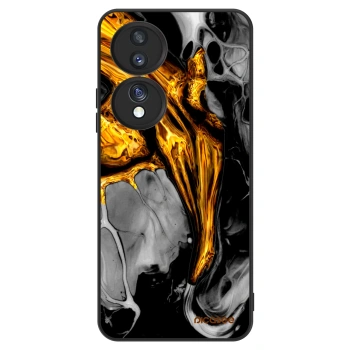 Etui na Honor 70 - Black Gold