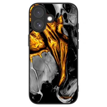 Picasee ULTIMATE CASE MagSafe pro Apple iPhone 17 - Black Gold