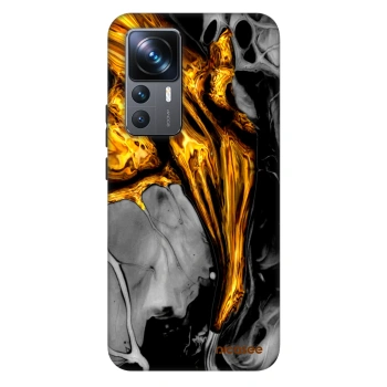 Picasee Fashion Case na Xiaomi 12T Pro - Black Gold