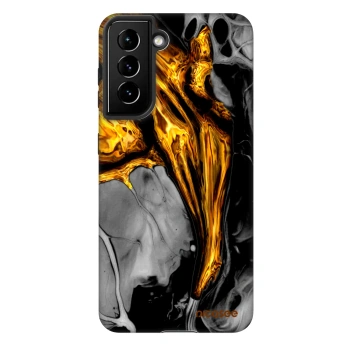 Etui na Samsung Galaxy S21 FE 5G - Black Gold