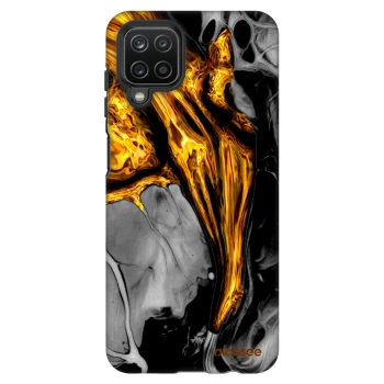 Etui na Samsung Galaxy A12 A125F - Black Gold