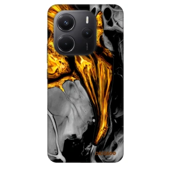 Etui na Xiaomi Redmi Note 14 4G - Black Gold