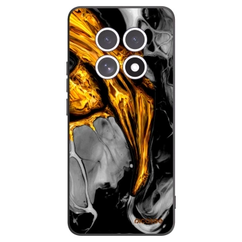 Picasee silikonowe czarne etui na Xiaomi Redmi Note 15 4G - Black Gold