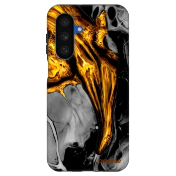 Etui na Samsung Galaxy A17 5G - Black Gold