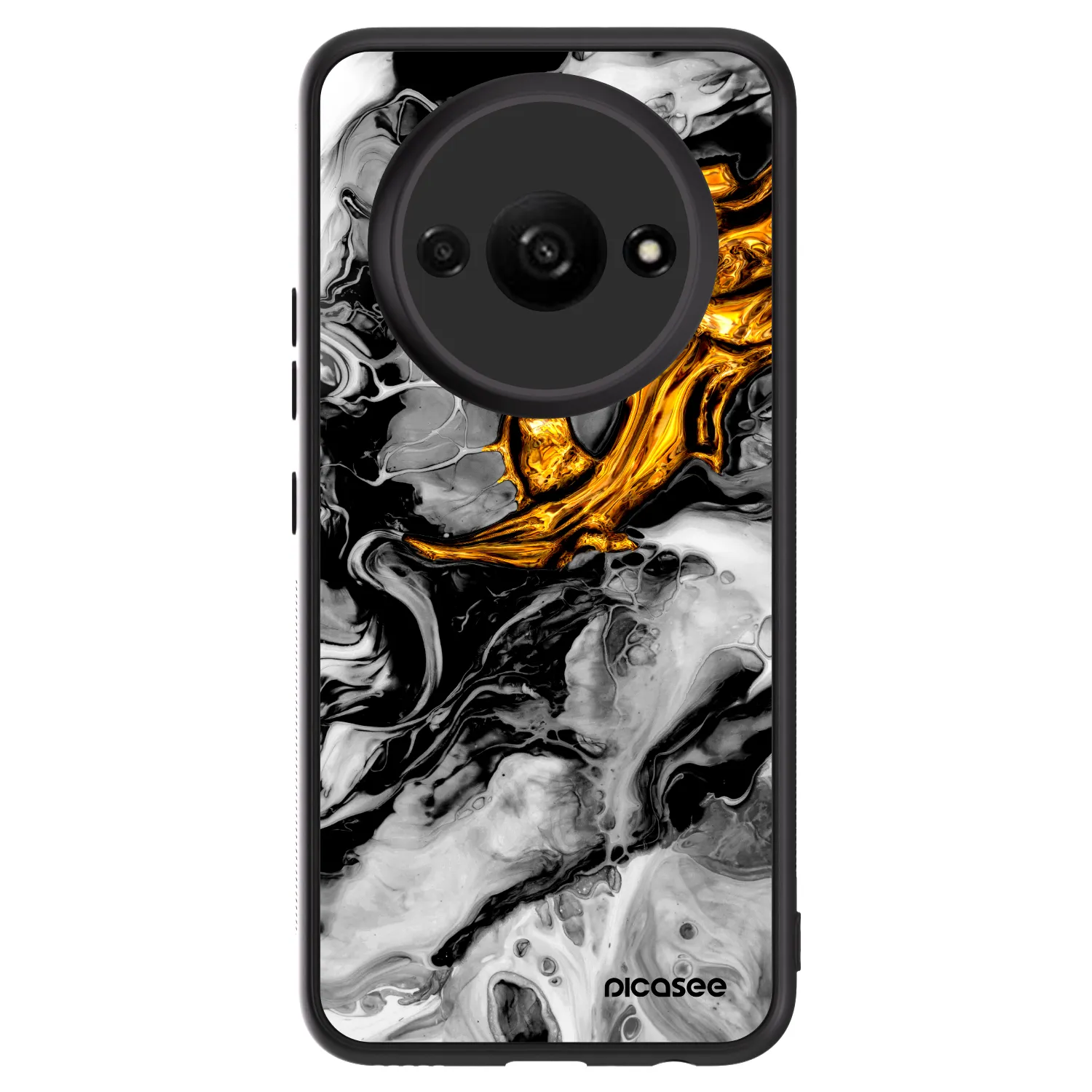 Picasee ULTIMATE CASE na Xiaomi Redmi A3 - Black Gold 2
