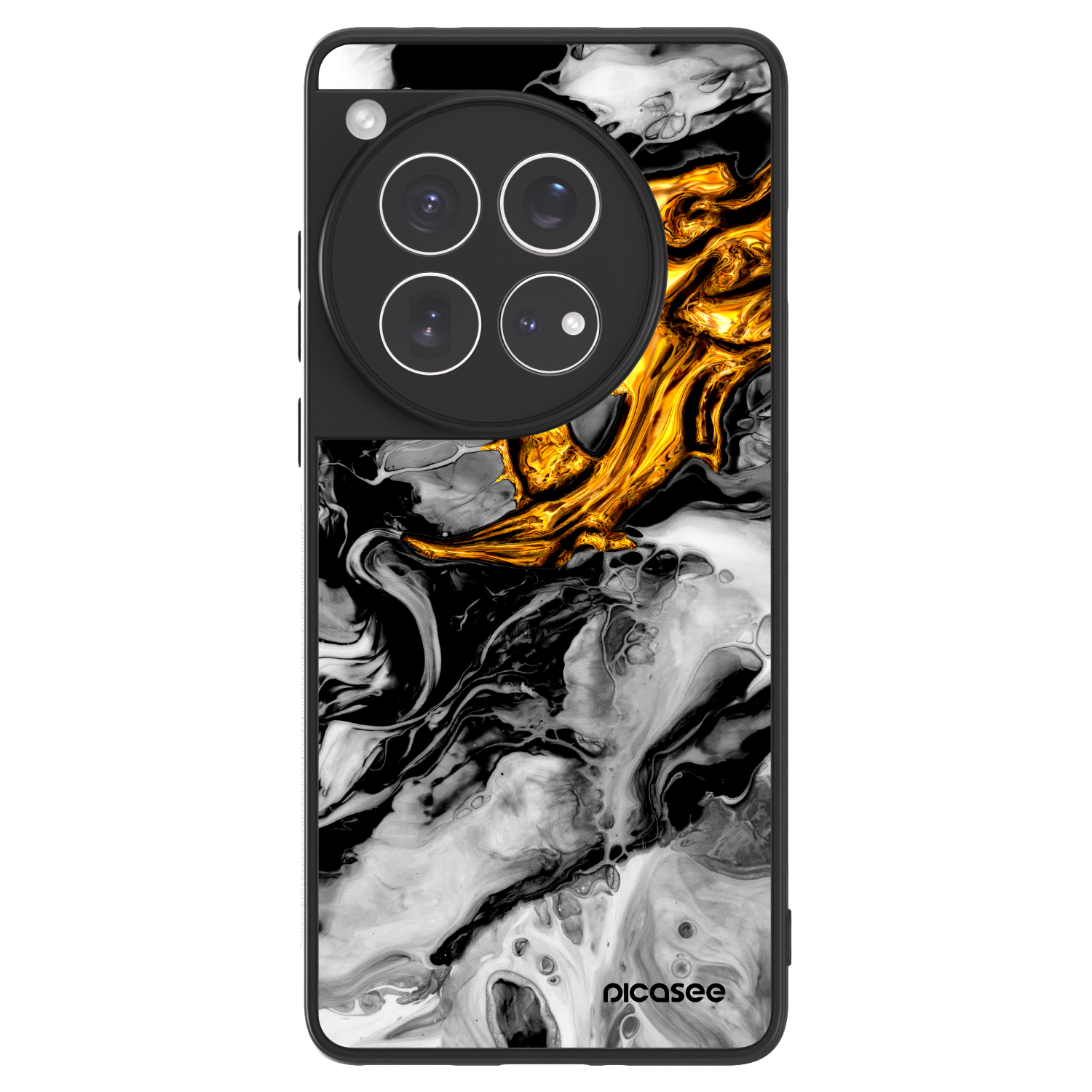 Picasee ULTIMATE CASE na OnePlus 12 5G - Black Gold 2