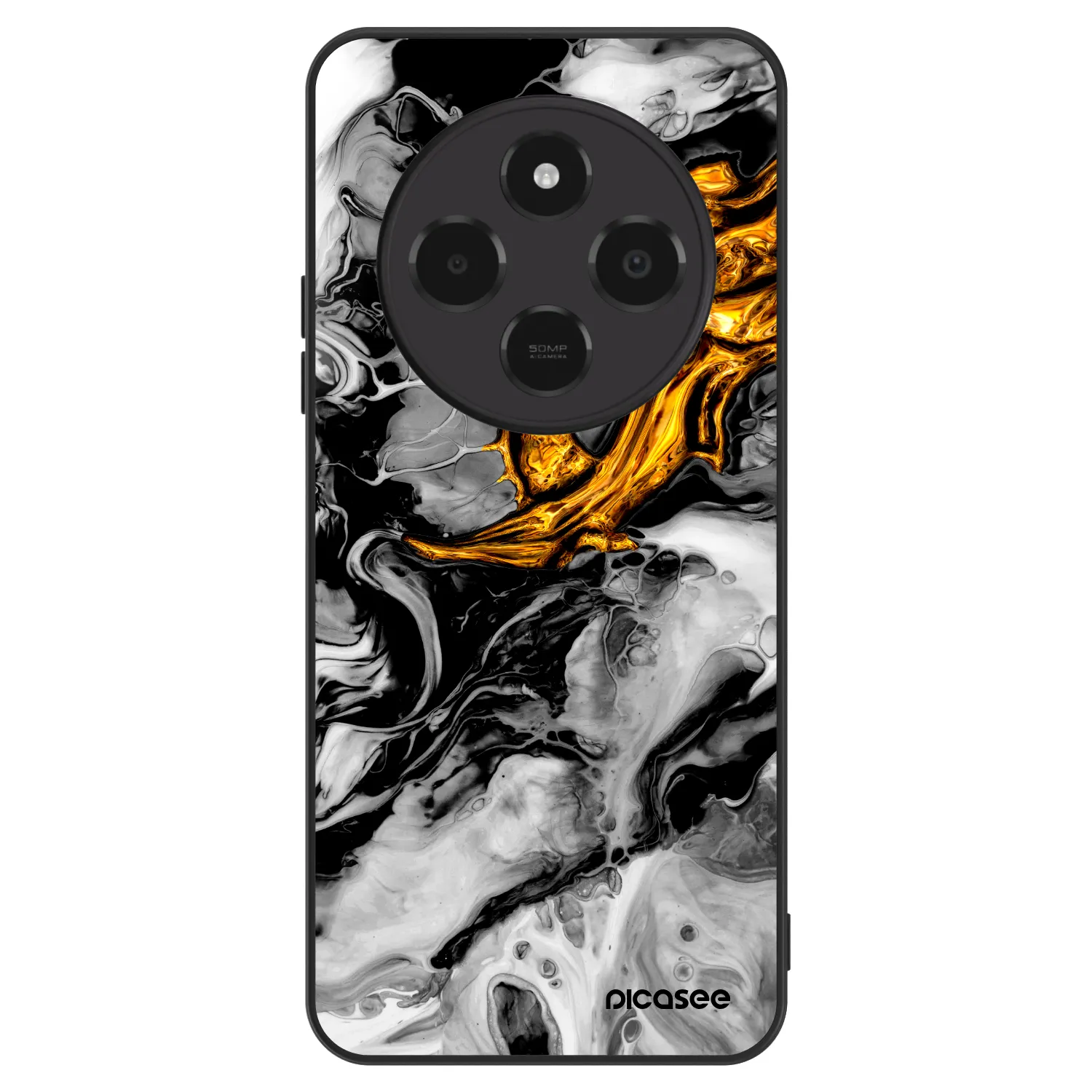 Picasee ULTIMATE CASE na Xiaomi Poco C75 - Black Gold 2