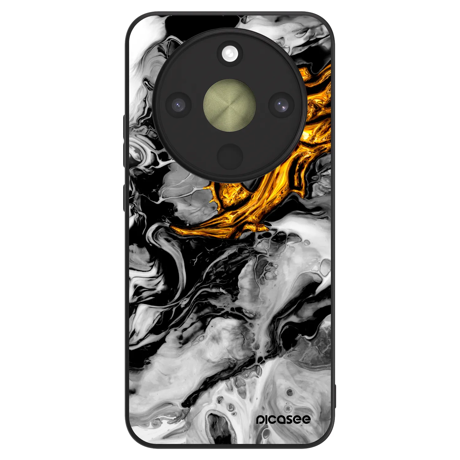 Picasee ULTIMATE CASE na Honor Magic8 Lite 5G - Black Gold 2