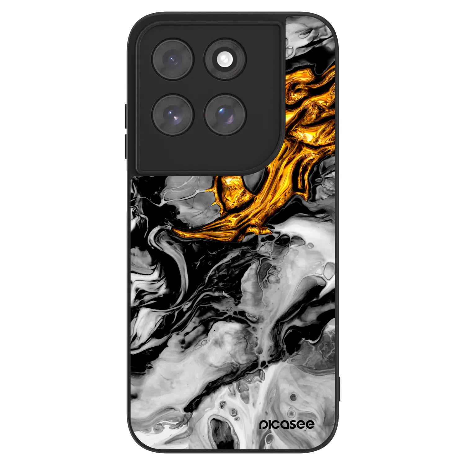 Picasee ULTIMATE CASE na Motorola Moto G77 - Black Gold 2