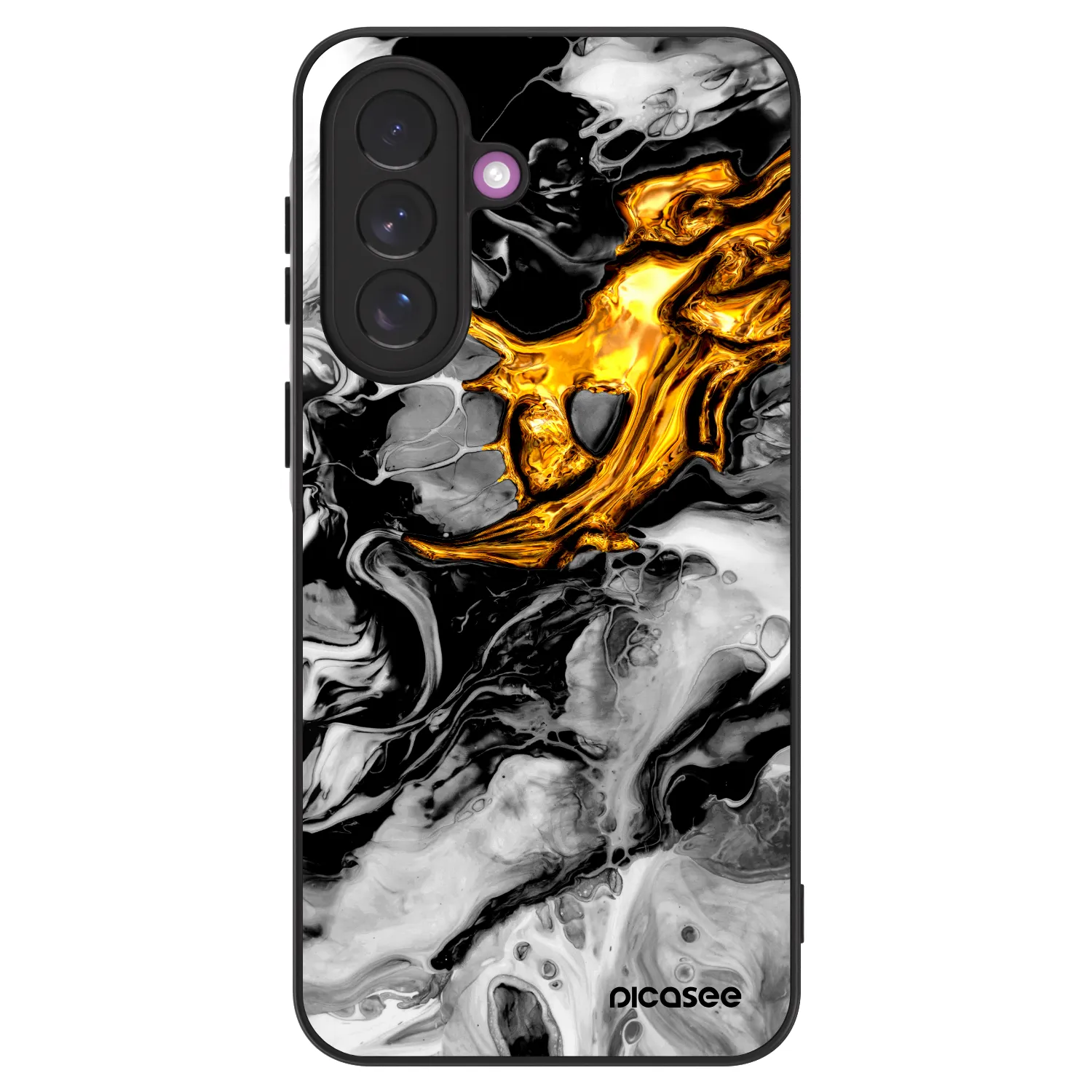 Picasee ULTIMATE CASE na Samsung Galaxy A37 - Black Gold 2