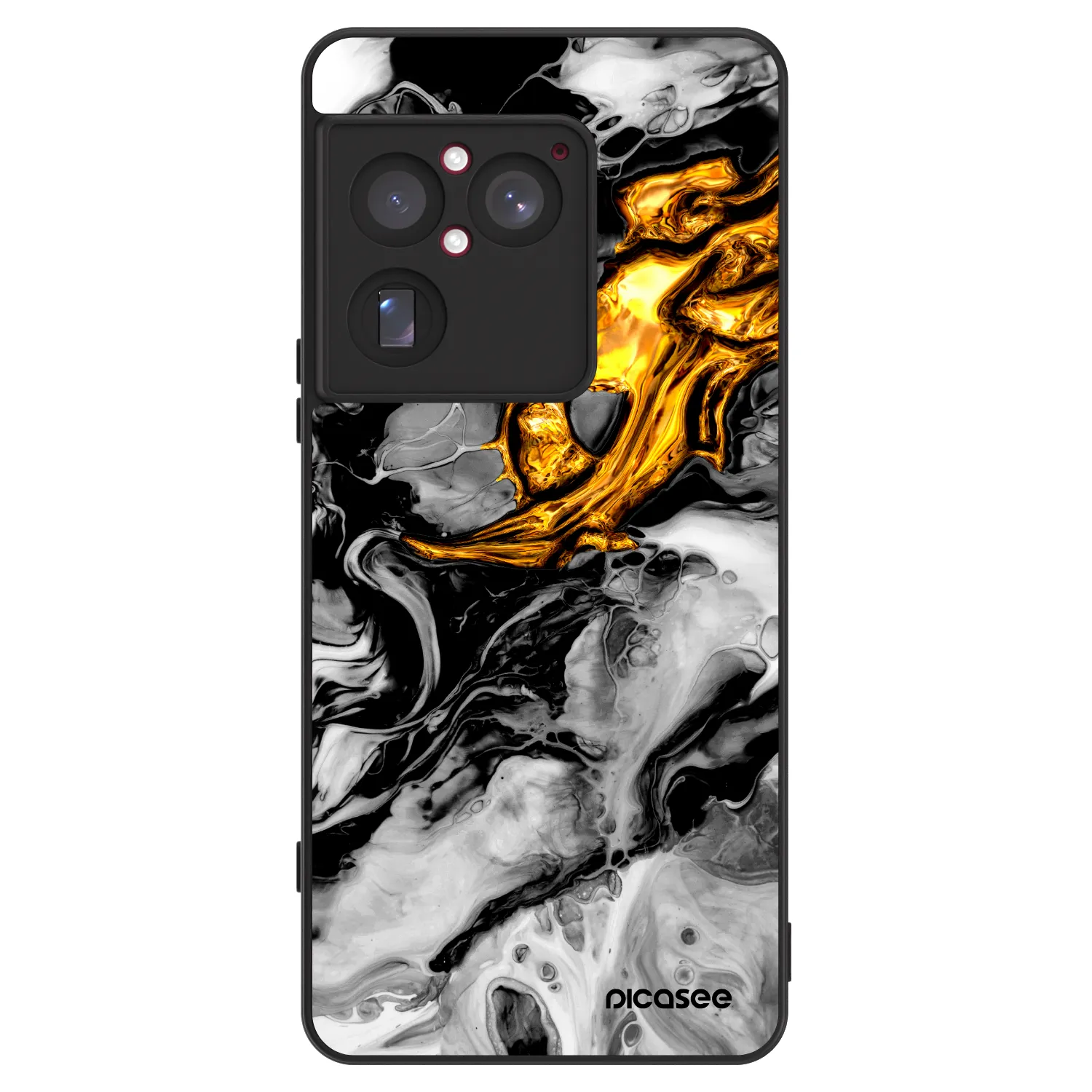 Picasee ULTIMATE CASE na Sony Xperia 1 VIII 5G - Black Gold 2