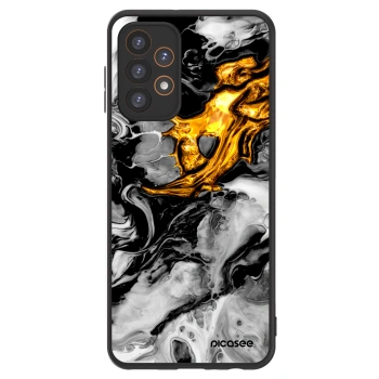 Picasee ULTIMATE CASE na Samsung Galaxy A23 A236B 5G - Black Gold 2