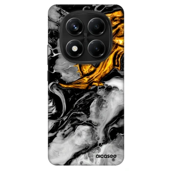 Etui na Xiaomi Redmi Note 14 Pro 5G - Black Gold 2