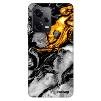 Etui na Xiaomi Redmi Note 12 Pro 5G - Black Gold 2