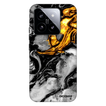 Etui na Xiaomi 14 - Black Gold 2