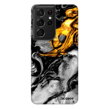 Etui na Samsung Galaxy S21 Ultra 5G G998B - Black Gold 2