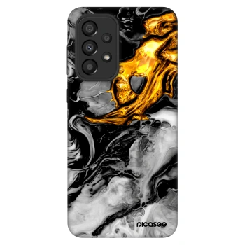 Etui na Samsung Galaxy A33 5G A336 - Black Gold 2
