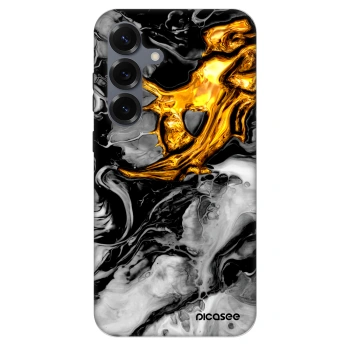 Etui na Samsung Galaxy S25 5G - Black Gold 2