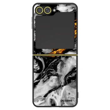 Etui na Samsung Galaxy Z Flip7 FE 5G - Black Gold 2
