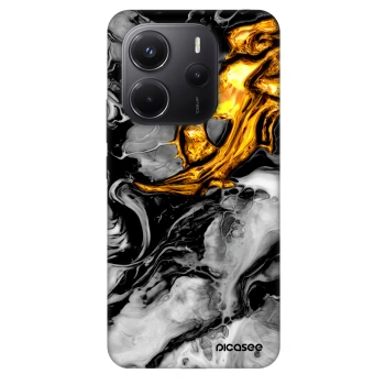 Etui na Xiaomi Redmi Note 14 4G - Black Gold 2