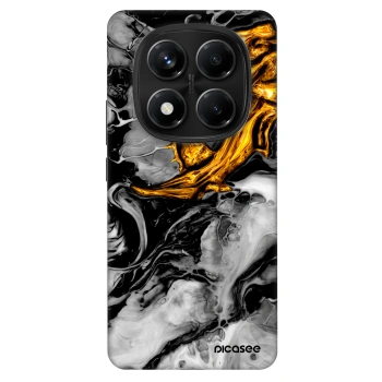 Etui na Xiaomi Redmi Note 14 Pro 4G - Black Gold 2