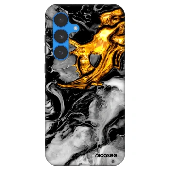 Etui na Samsung Galaxy S25 FE 5G - Black Gold 2