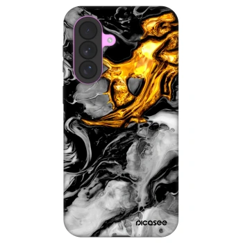 Picasee Fashion Case na Samsung Galaxy A37 - Black Gold 2