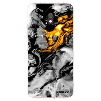 Etui na Xiaomi Redmi 8A - Black Gold 2