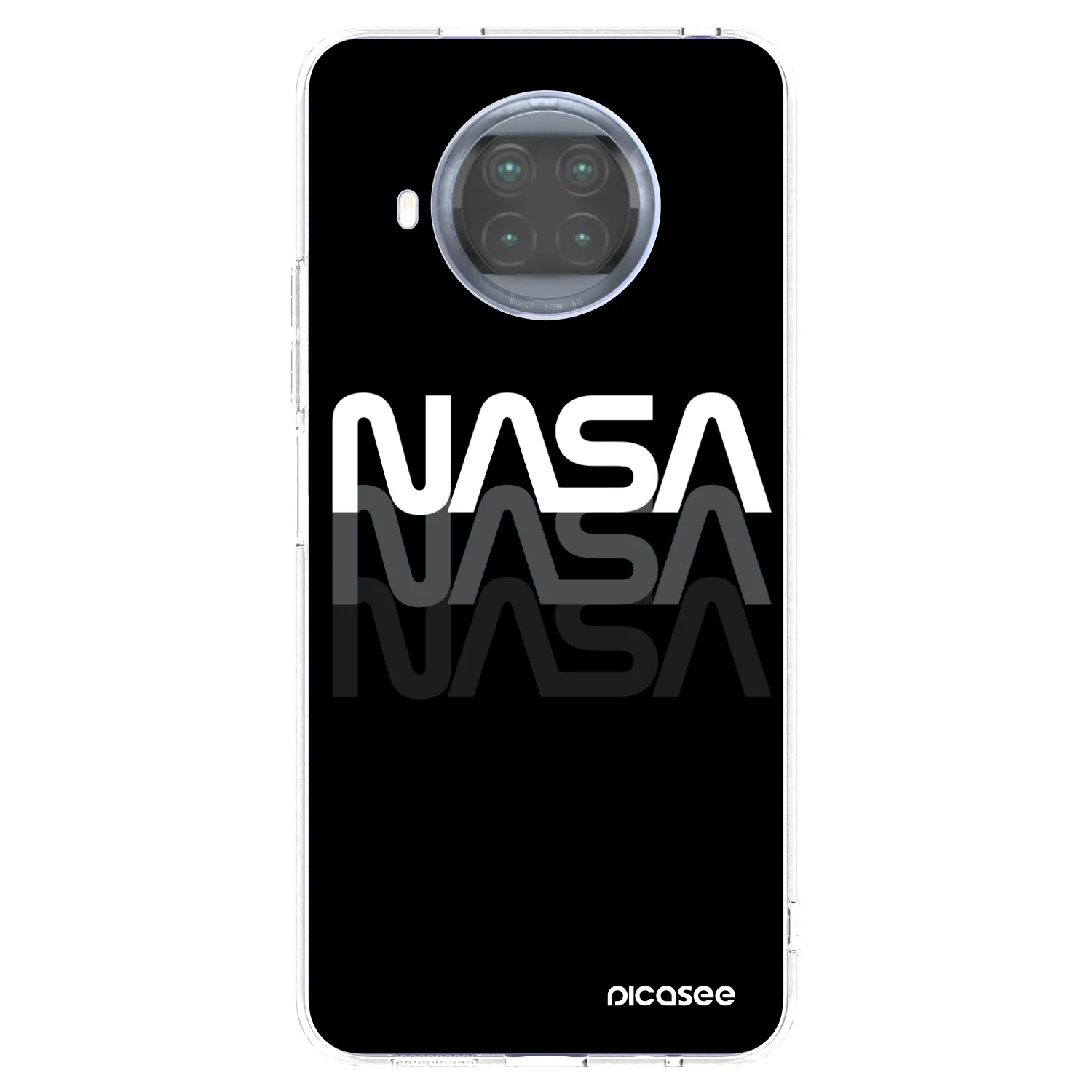 Picasee silikonowe przeźroczyste etui na Xiaomi Mi 10T Lite - NASA Triple