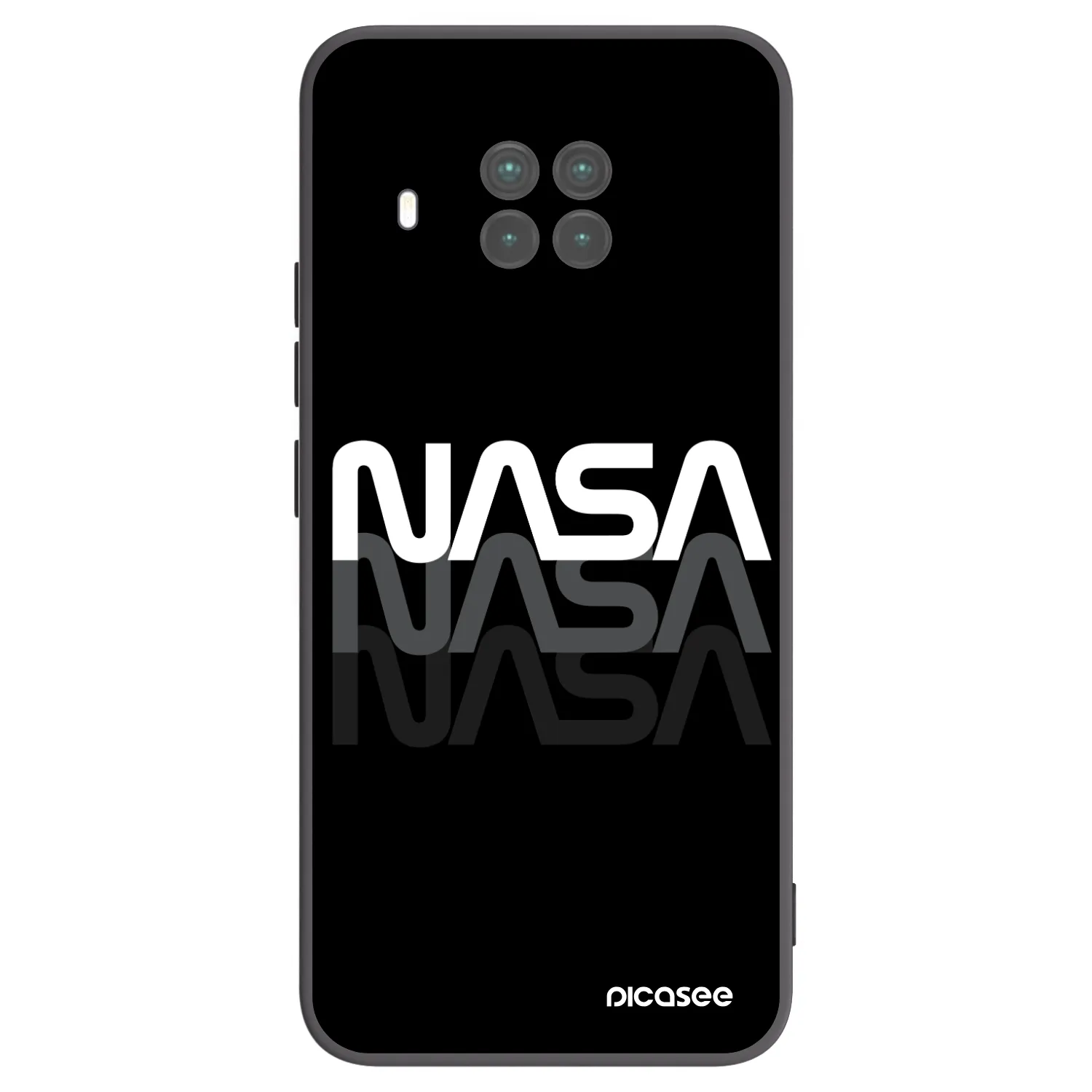 Picasee silikonowe czarne etui na Xiaomi Mi 10T Lite - NASA Triple