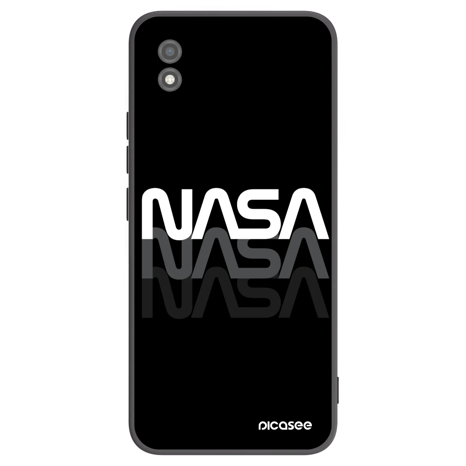 Picasee silikonowe czarne etui na Realme C11 (2021) - NASA Triple
