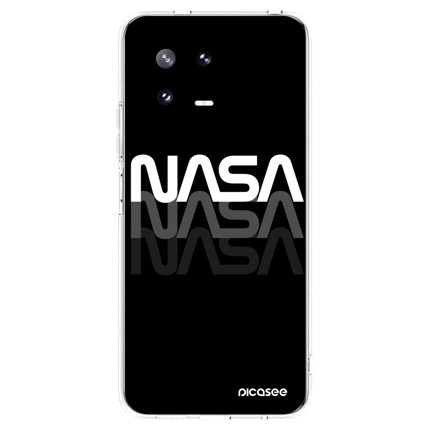 Picasee silikonowe przeźroczyste etui na Xiaomi 13 Pro - NASA Triple