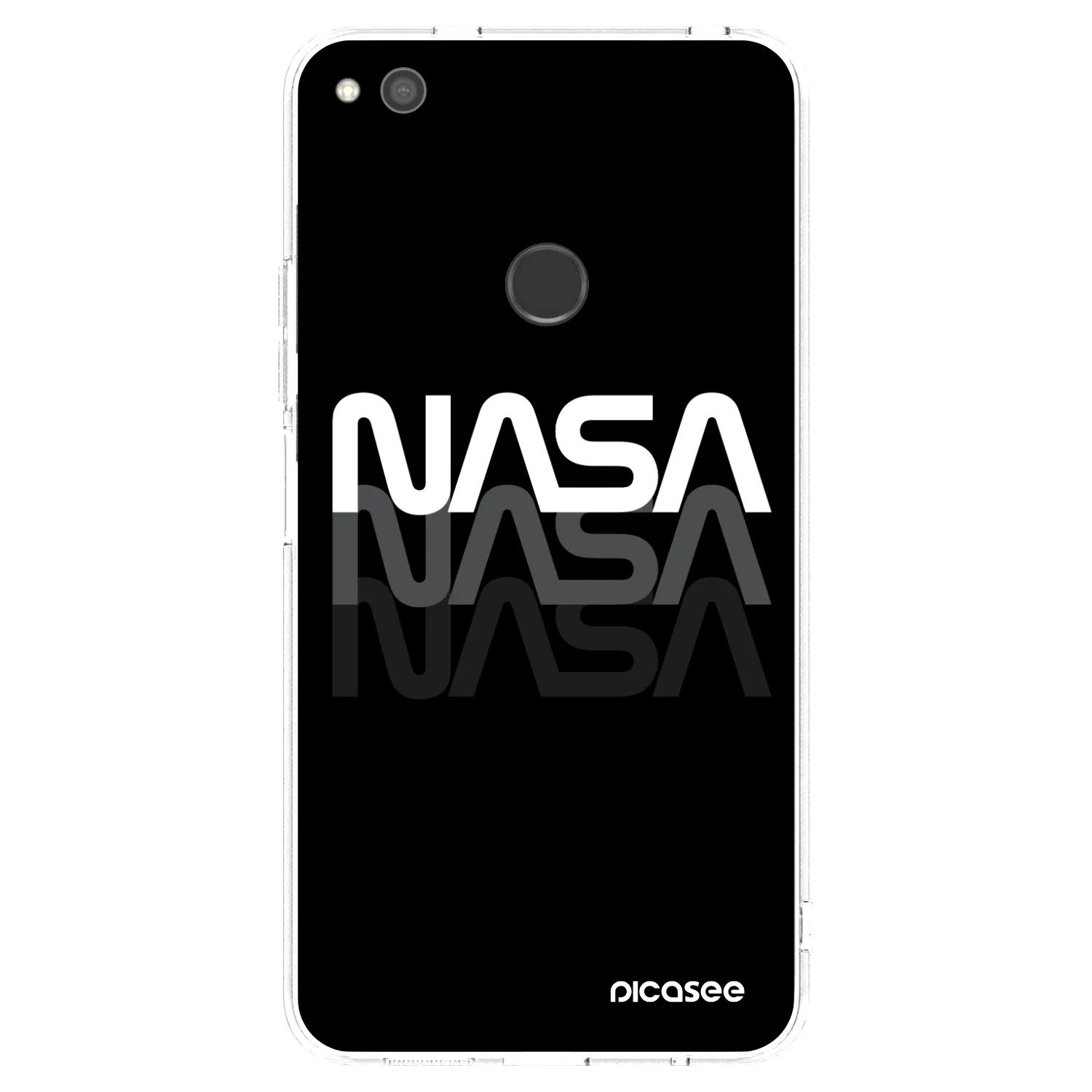 Picasee silikonowe przeźroczyste etui na Huawei P9 Lite 2017 - NASA Triple