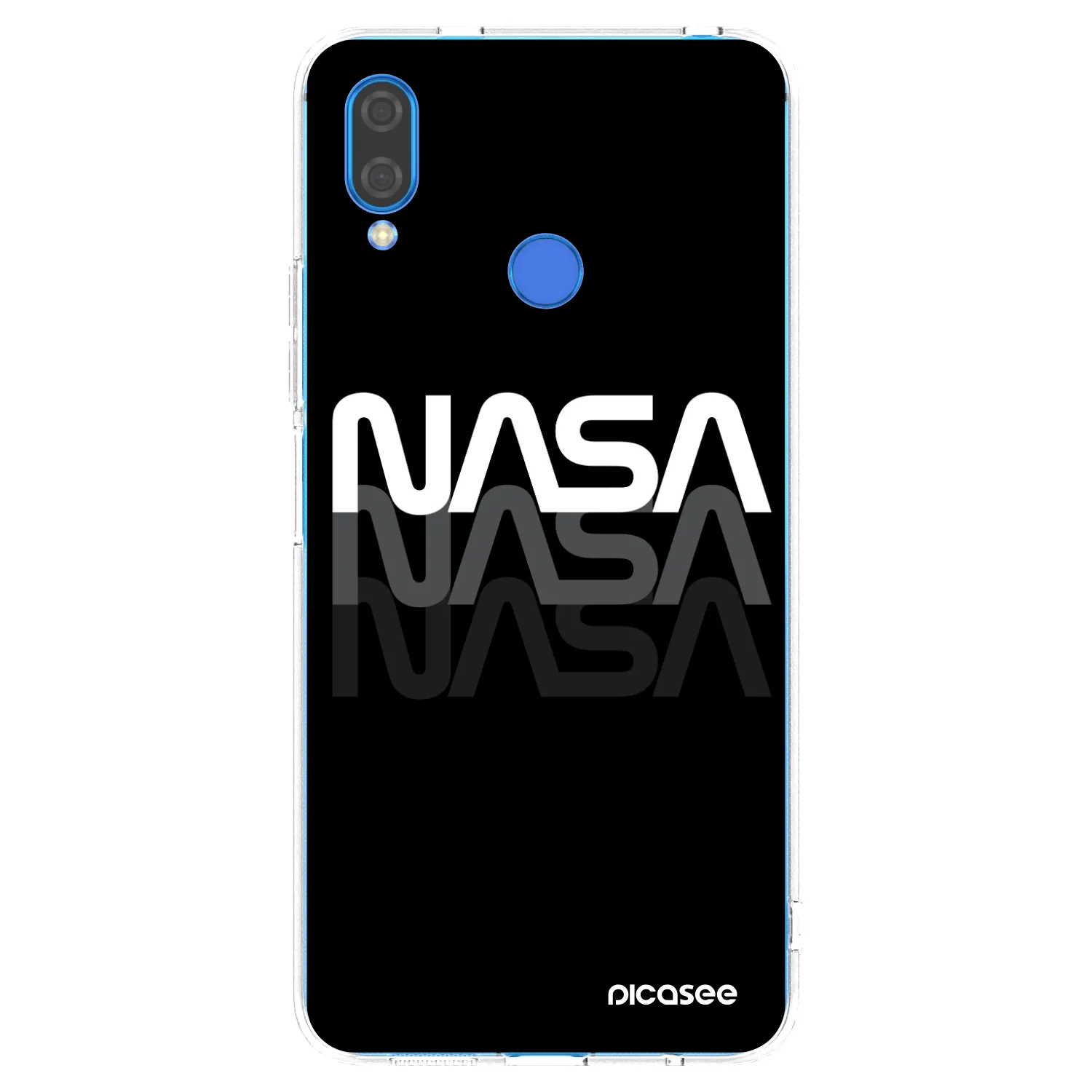 Picasee silikonowe przeźroczyste etui na Huawei Nova 3i - NASA Triple
