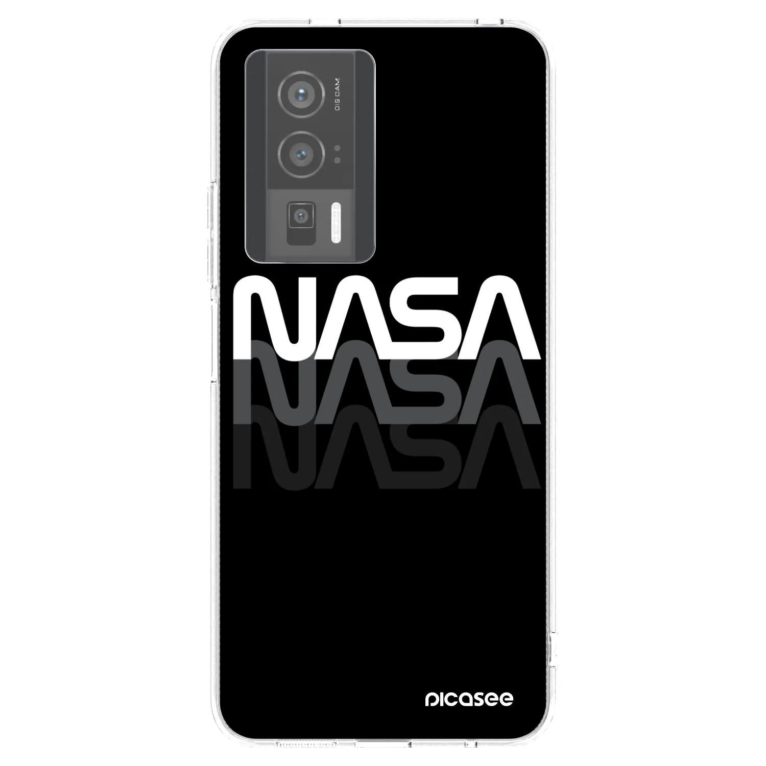 Picasee silikonowe przeźroczyste etui na Xiaomi Poco F5 Pro 5G - NASA Triple