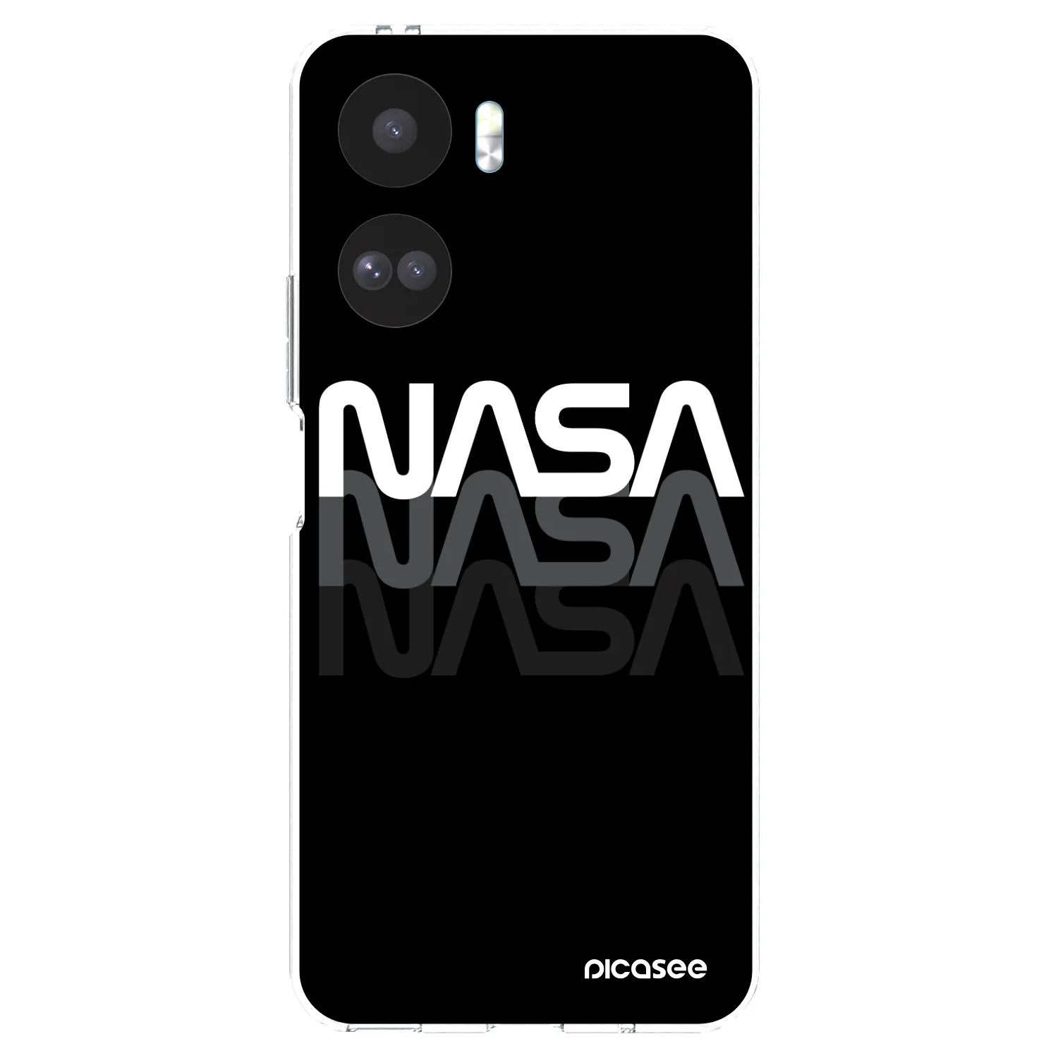 Picasee silikonowe przeźroczyste etui na Honor 90 Lite 5G - NASA Triple