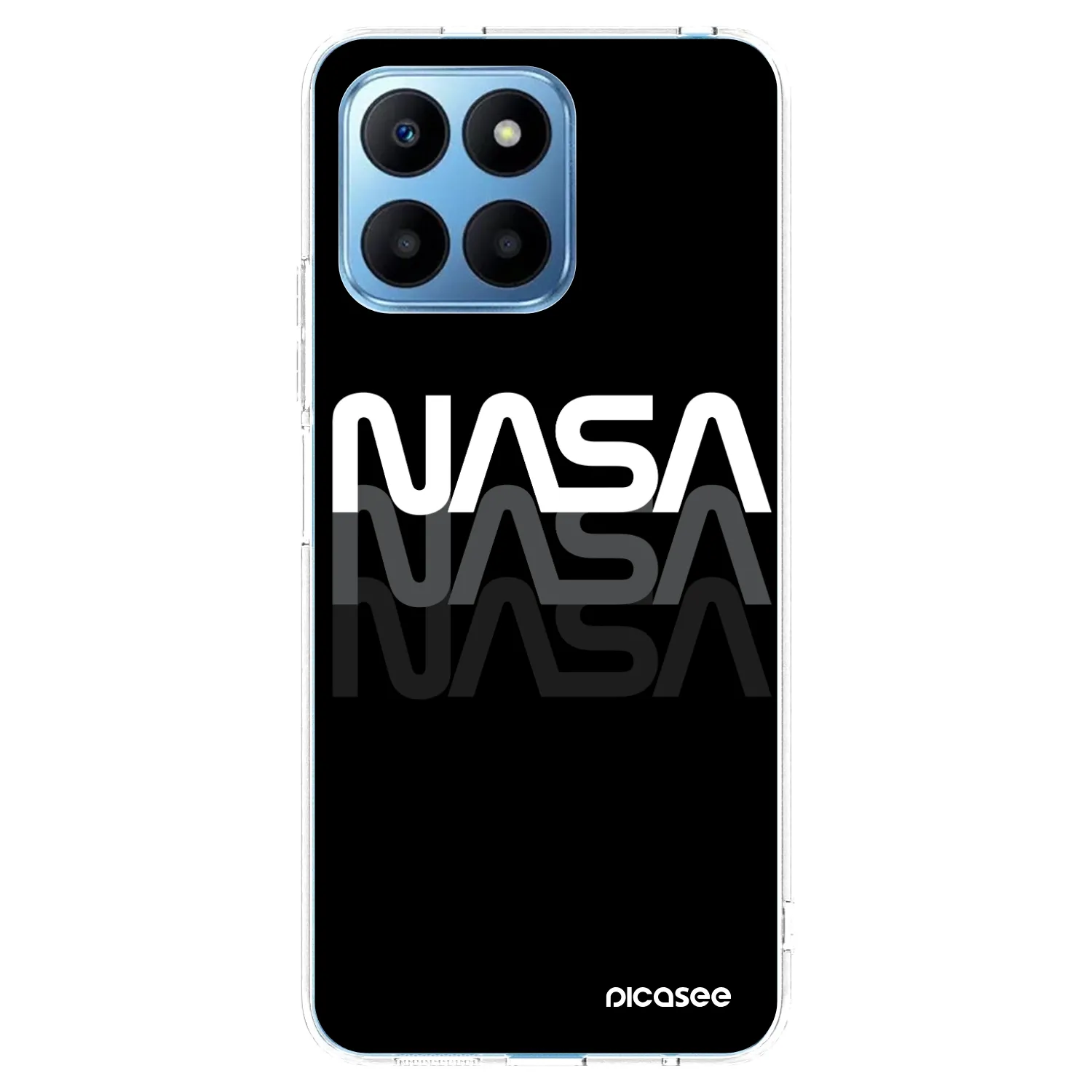 Picasee silikonowe przeźroczyste etui na Honor 70 Lite - NASA Triple