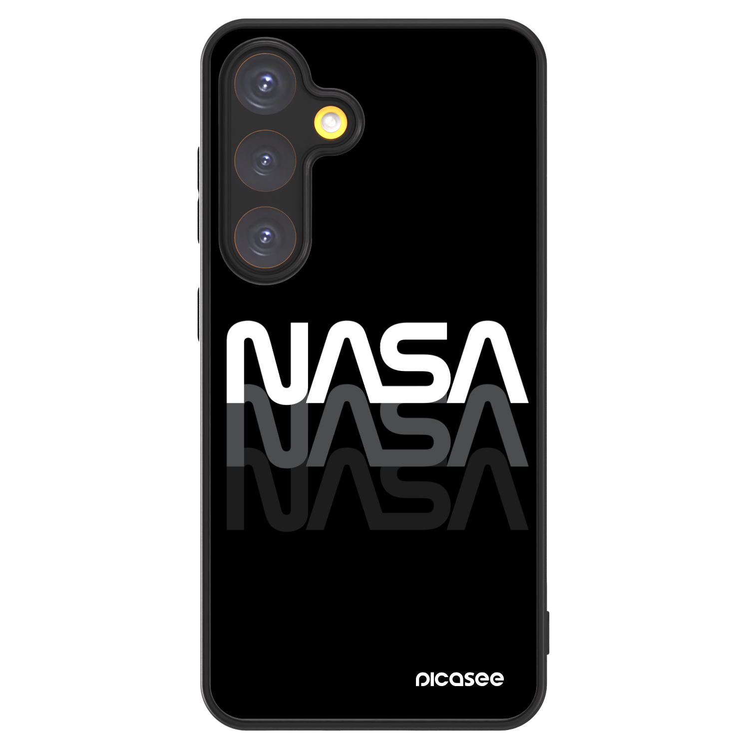 Picasee ULTIMATE CASE PowerShare pro Samsung Galaxy S24 S921B 5G - NASA Triple