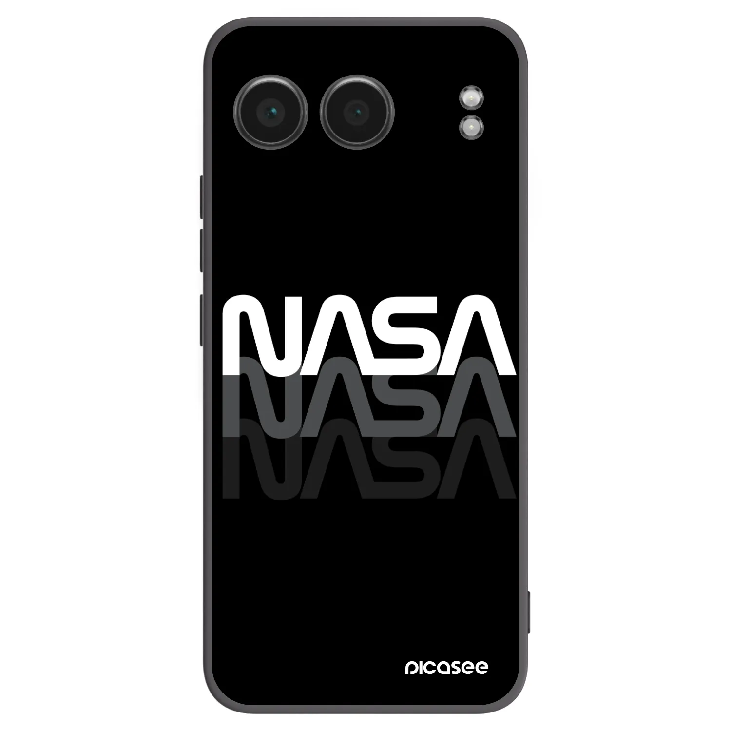 Picasee silikonowe czarne etui na OnePlus Nord 4 - NASA Triple
