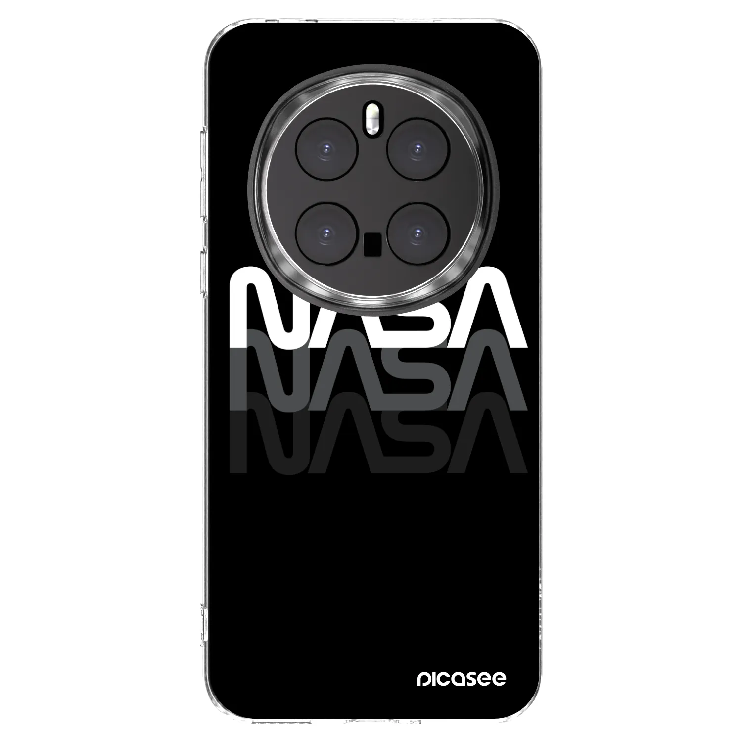 Picasee silikonowe przeźroczyste etui na Honor Magic7 Pro 5G - NASA Triple
