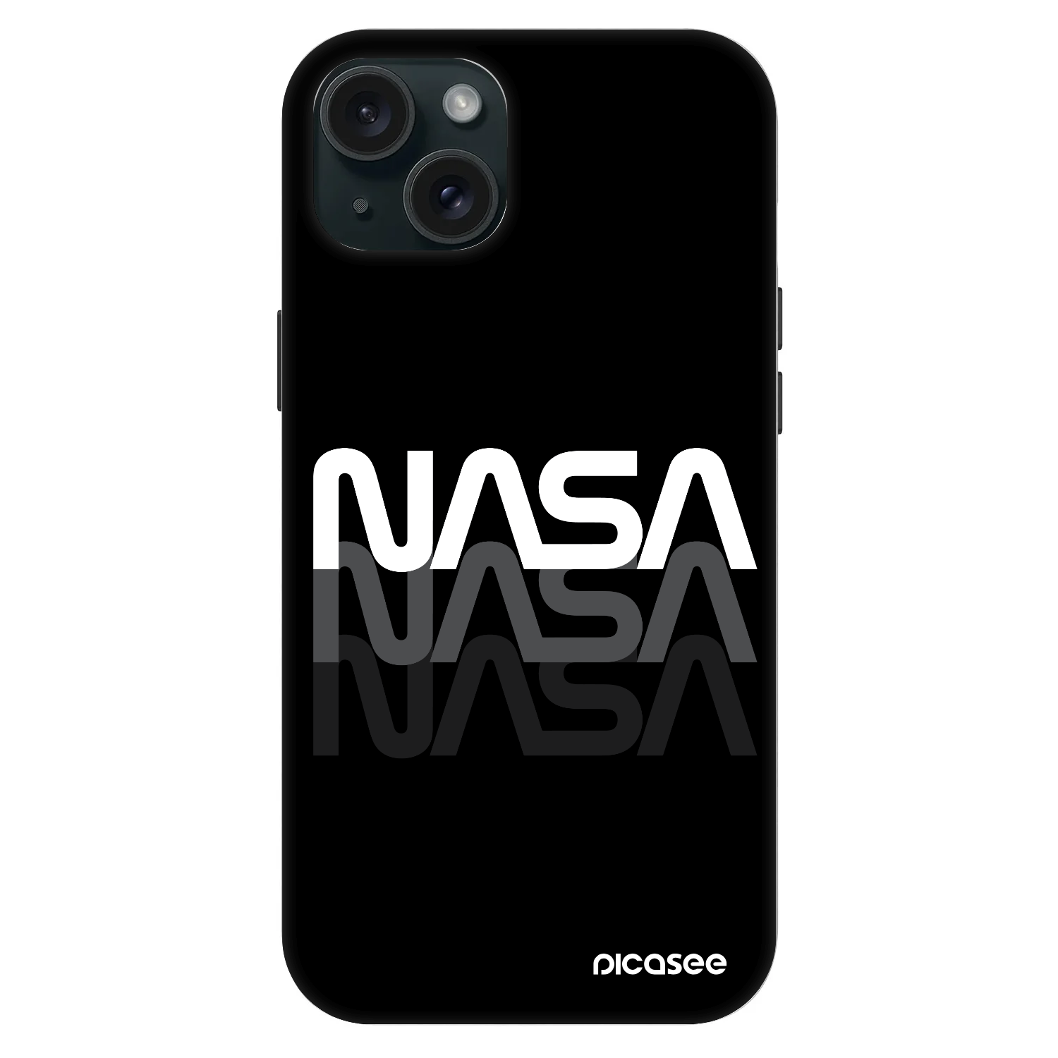 Picasee Fashion Case MagSafe na Apple iPhone 15 Plus - NASA Triple