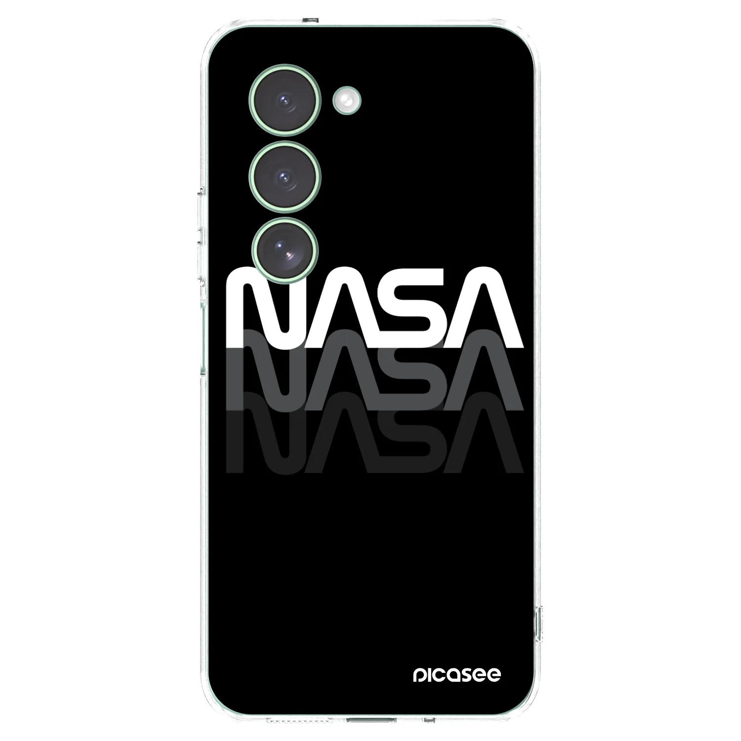 Picasee silikonowe przeźroczyste etui na Xiaomi Redmi 15 5G - NASA Triple