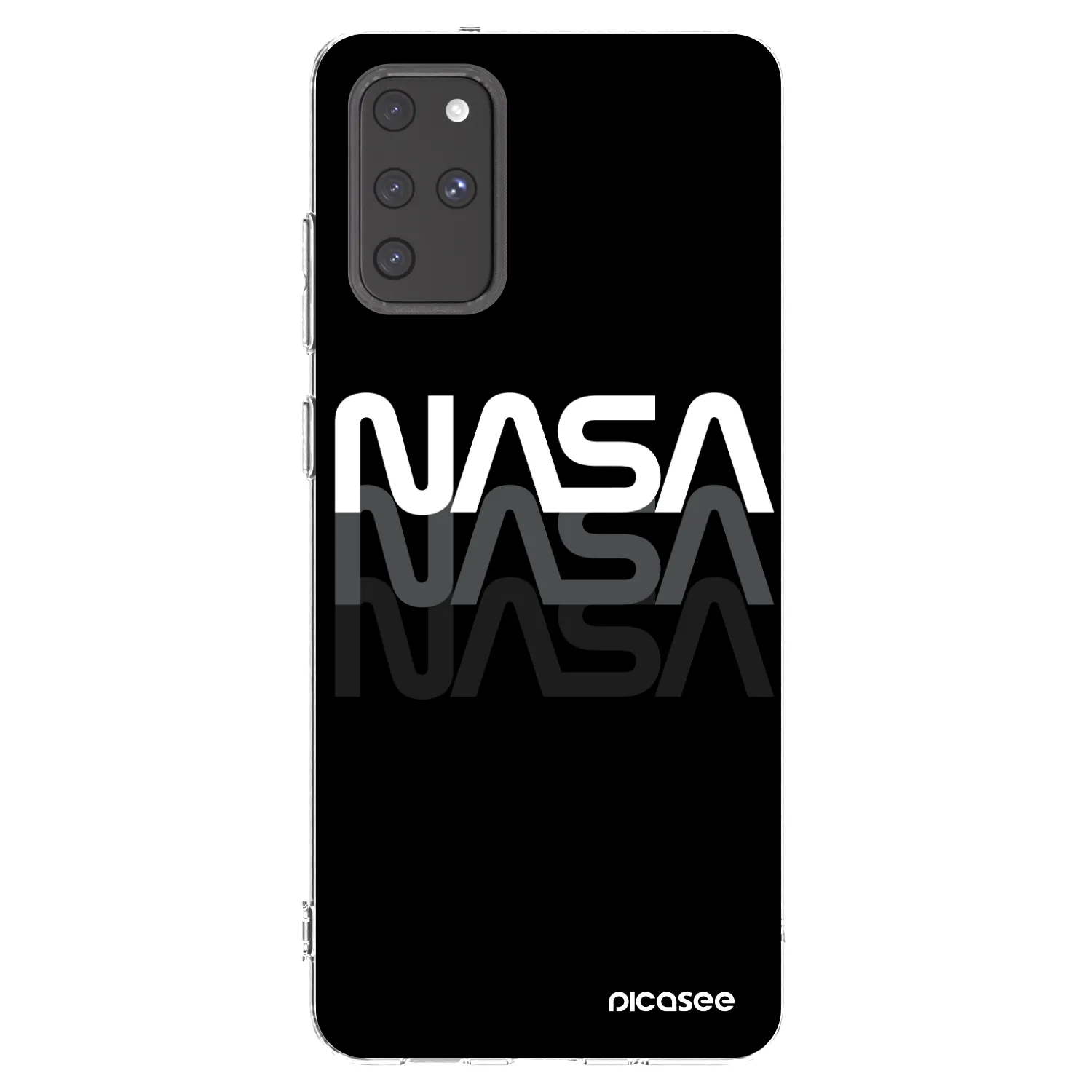Picasee silikonowe przeźroczyste etui na Samsung Galaxy S20+ G985F - NASA Triple