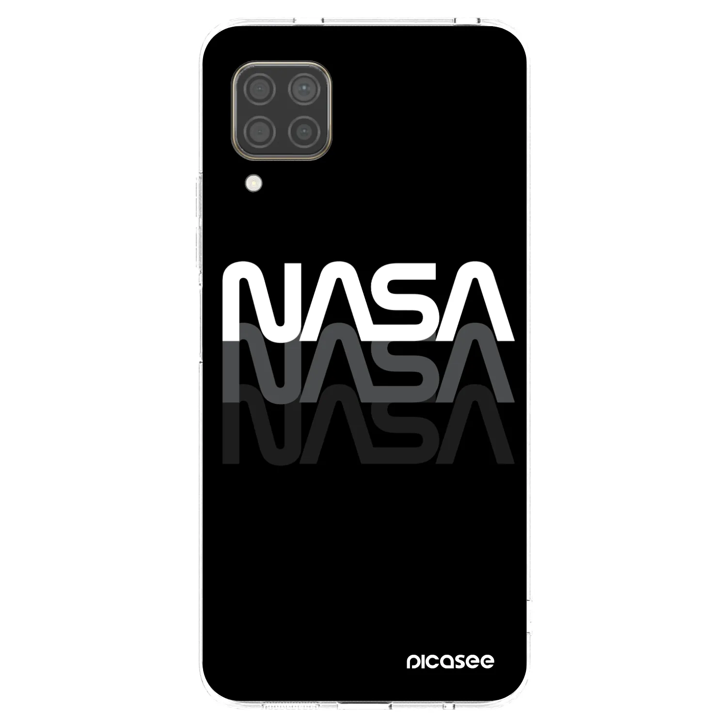 Picasee silikonowe przeźroczyste etui na Huawei P40 Lite - NASA Triple