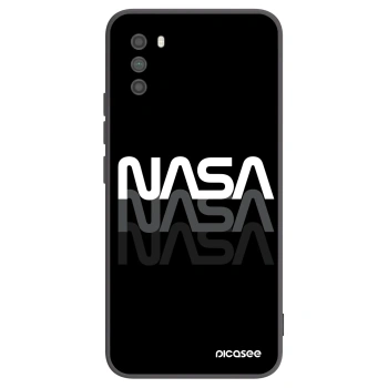 Picasee silikonowe czarne etui na Xiaomi Poco M3 - NASA Triple