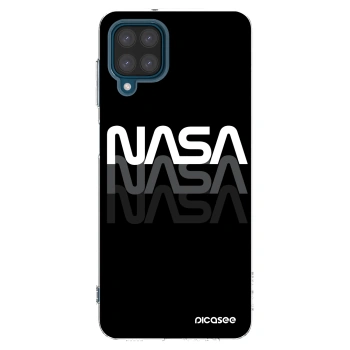 Picasee silikonowe przeźroczyste etui na Samsung Galaxy A12 A125F - NASA Triple